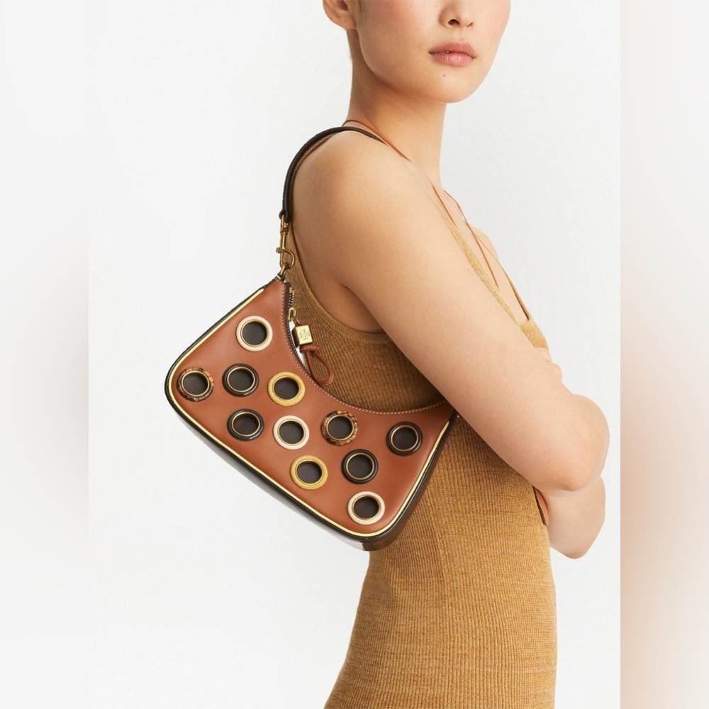 Tory Burch Mercer Grommet Small Shoulder Bag MSRP $598 NWT